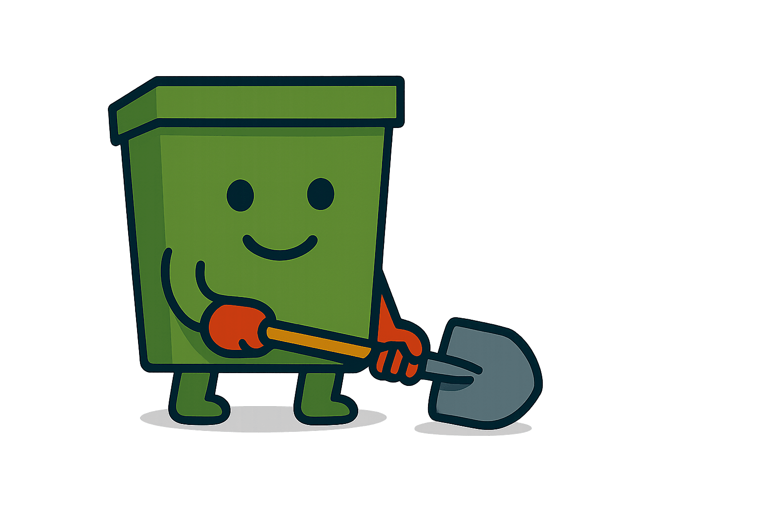 Skip Hire bin character