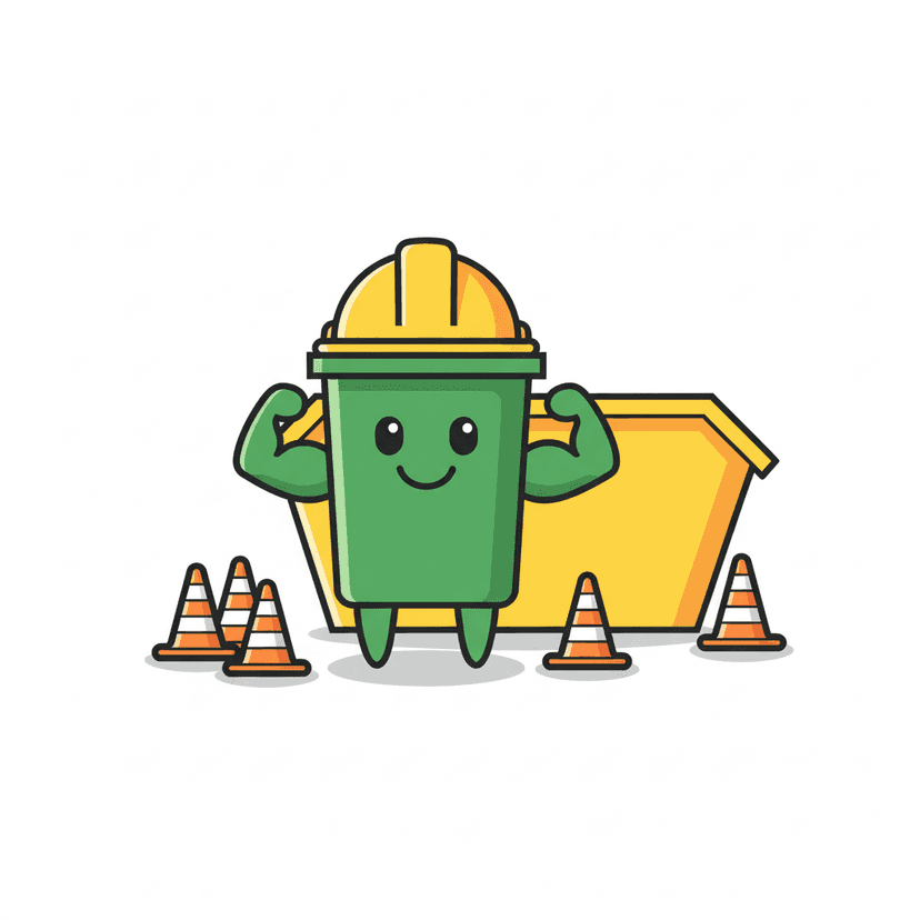 Skip Hire illustration