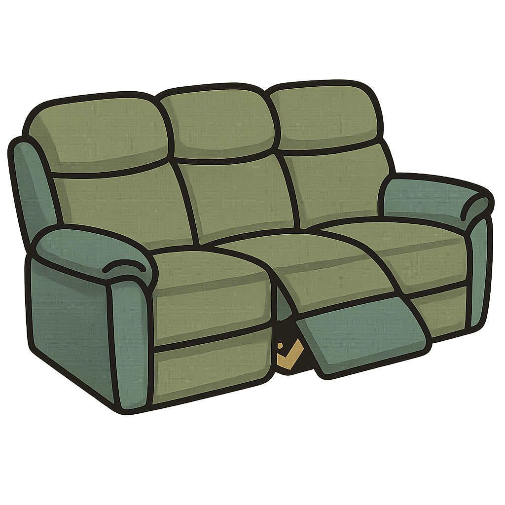 Reclining 3 Seater